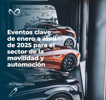 Eventos clave de enero a abril de 2025 para el sector de la movilidad y automoción
