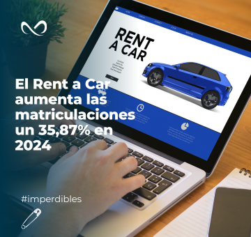 El Rent a Car aumenta las matriculaciones un 35,87% en 2024