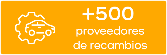 Más de 500 proveedores de recambios