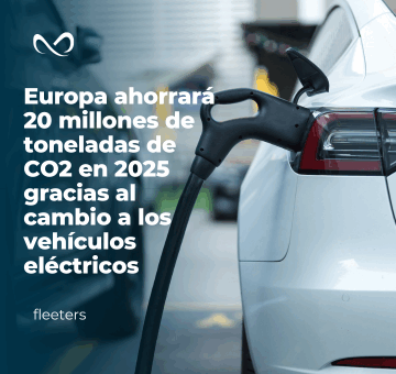 Europa ahorrará 20 millones de toneladas de CO2 en 2025 gracias al cambio a los vehículos eléctricos