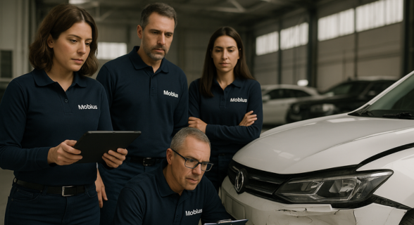 Cómo peritamos en Mobius: eficiencia, tecnología y valor añadido para flotas y aseguradoras
