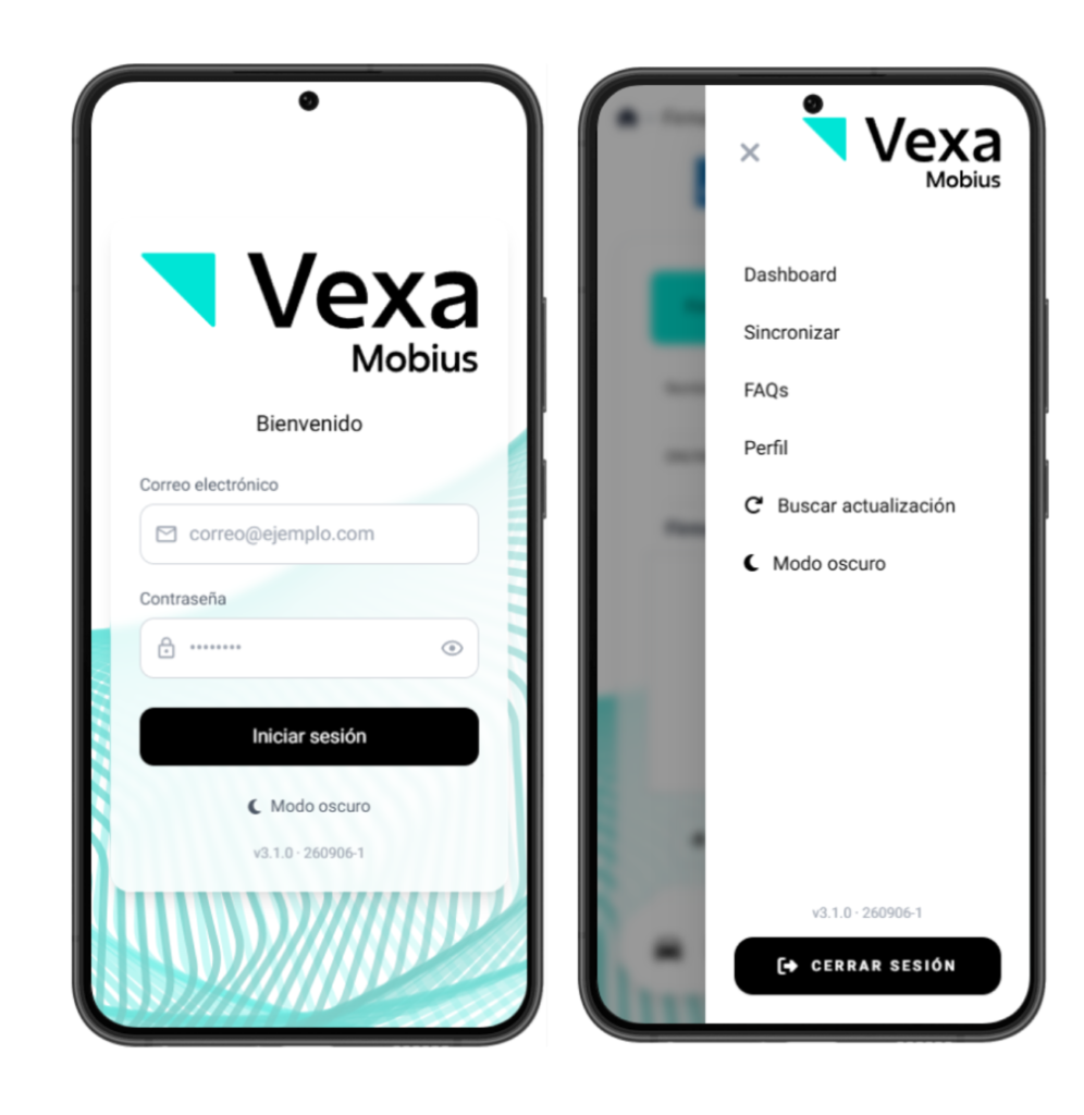APP VEXA MOBIUS